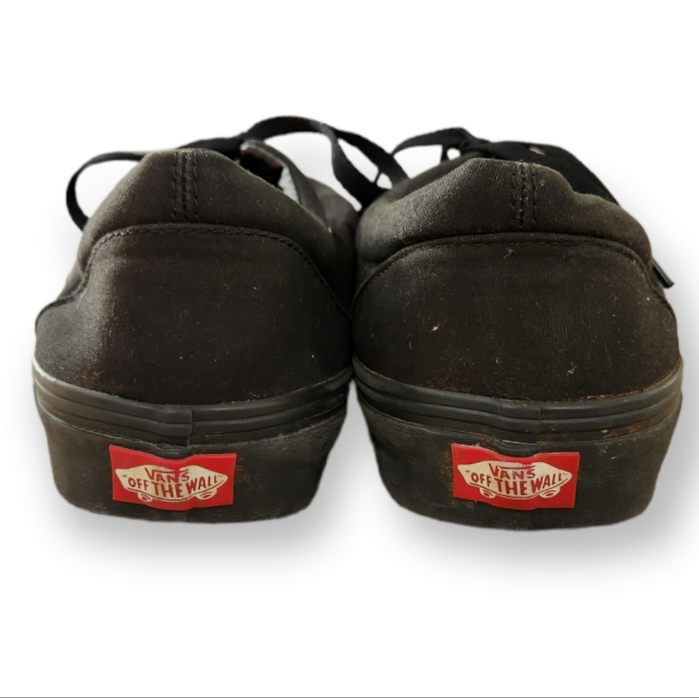Vans Low Top Canvas Sneakers Black Men's 10.5 - Picture 4 of 7
